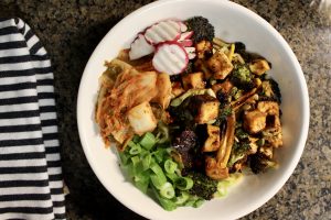 Chinese Noodles w/ tofu & veggies